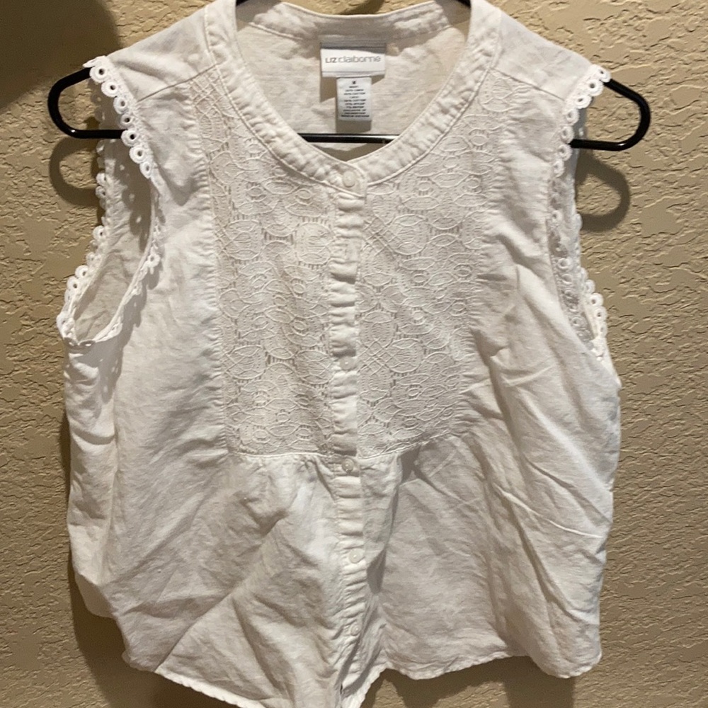 Liz Claiborne sleeveless blouse
